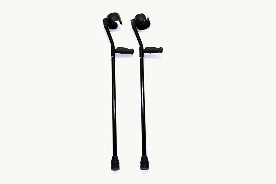 Custom Aluminum Forearm Crutches
