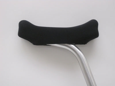 The slimline crutch pad on a Superlite crutch