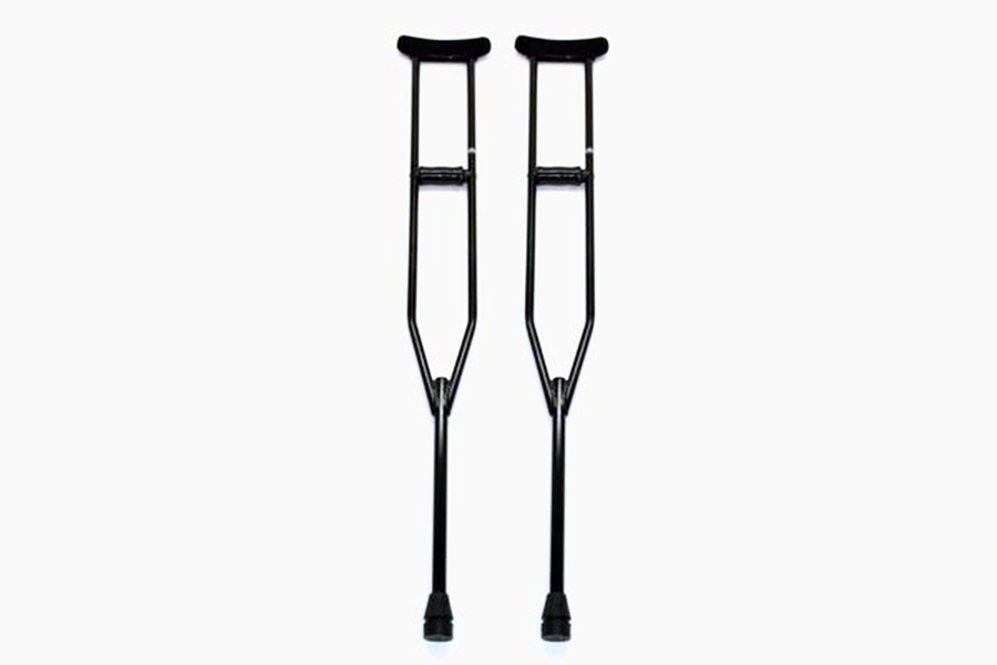 Custom Titanium Underarm Crutches